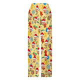 Unisex Pajama Pants Custom Face Christmas Yellow Pajama Pants For Men&Women Personalized Any Photos Pajama Pants