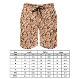 Custom Seamless Multi Face One Piece Swimsuit&Swim Shorts Personalized Couple Matching Swimwear