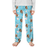 Custom Photo Unisex Pajama Pants For Adults&Kids Custom 30+Colors Face Pajama Pants