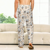 Custom Photo Unisex Pajama Pants Custom Dog Paw Pajama Pants For Men&Women