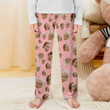 30 Colors Custom Photo Unisex Pajama Pants For Adult&Kids Custom Face Solid Colors Pajama Pants