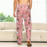 Custom Photo Unisex Pajama Pants For Adults&Kids Custom 30+Colors Face Pajama Pants