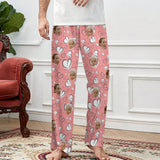 Custom Photo Unisex Pajama Pants For Adults&Kids Custom 30+Colors Face Pajama Pants