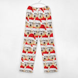 Unisex Pajama Pants Custom Multi Face Christmas Pajama Pants For Men&Women Personalized Any Photos Pajama Pants