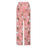 Custom Photo Unisex Pajama Pants For Adults&Kids Custom 30+Colors Face Pajama Pants