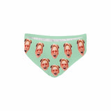 Custom Face Multi Color Men's Quick Dry Stretch Swimming Briefs