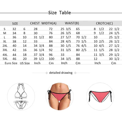 Custom Face Zipper Personalized Bikini Swimsuit Top