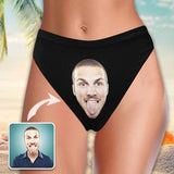 Sport Top-Custom Face Boyfriend Personalized Bikini Swimsuit Top