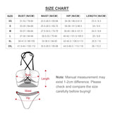 Custom Women's Wide Shoulder Straps Tank Top Bikini Set Personalizd Seamless Multiface Swimsuit