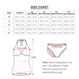 Custom Face Swimsuit Personalized Womens Tankini Sets Bikini Two Piece Bathing Suit