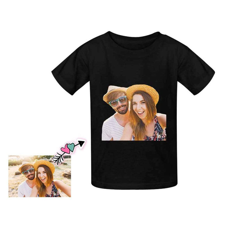 Custom Mom&Dad Face Kid's T-shirt