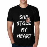 Custom Face Stole My Heart T-shirt Made for You Put Your Face on A Personalized Tshirt Add Your Image