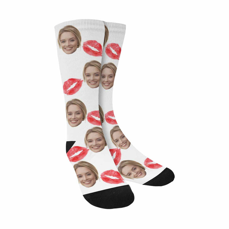 Custom Socks Face Socks with Faces Personalized Socks Face on Socks Valentine's Day Gifts for Boyfriend