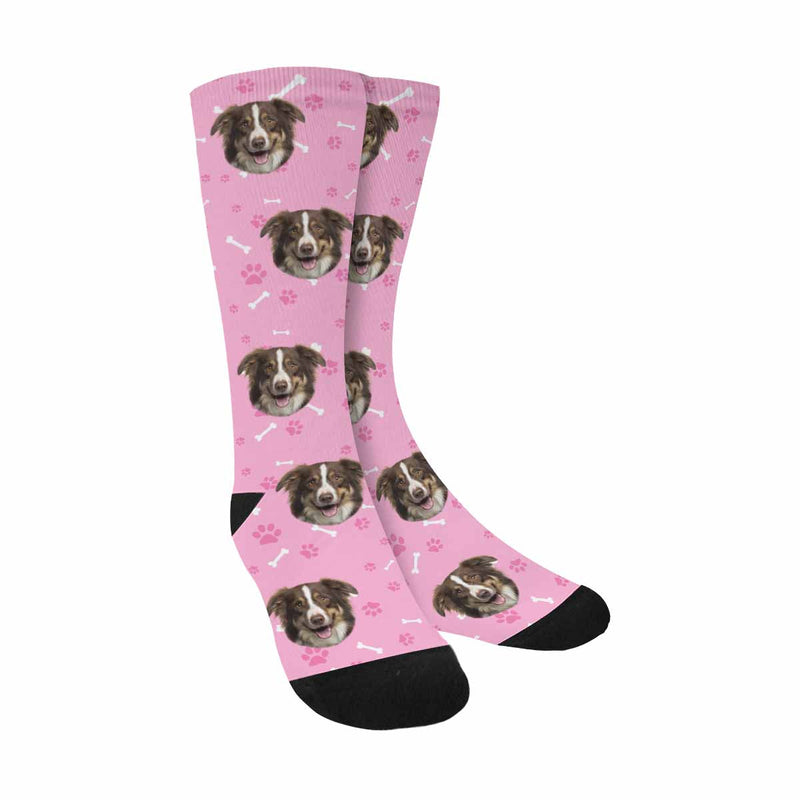 Custom Socks Dog Face Socks Personalized Socks Face on Socks Valentine's Day Gifts for Girlfriend