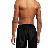 Custom Girlfriend Name & Photo Black Men's Mid Length Swim Trunks Bathing Suit