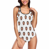 Custom Face Seamless Selfie Head Women's Tank Top Bathing Swimsuit