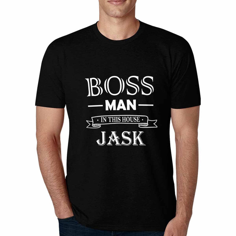 Design Name Boss Parent-child Family Matching All Over Print T-shirt Create Your Own Design Shirt for Gift