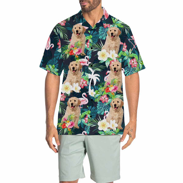 Custom Face Hawaiian Shirt Funny Photo Hawaiian Shirt for Husband Personalized Hawaiian Shirt Photo Tropical Aloha Shirt For Men