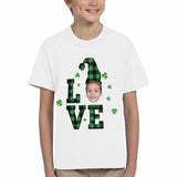 Custom Face Love Kid's All Over Print T-shirt