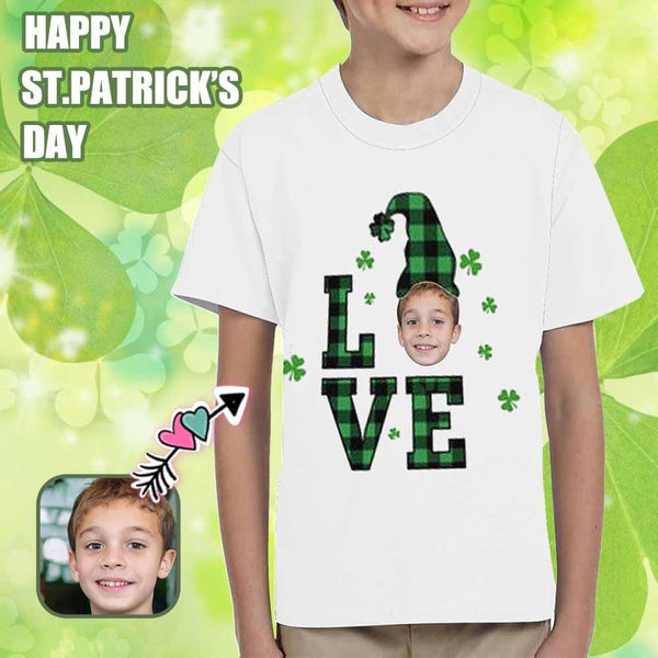 Custom Face Love Kid's All Over Print T-shirt