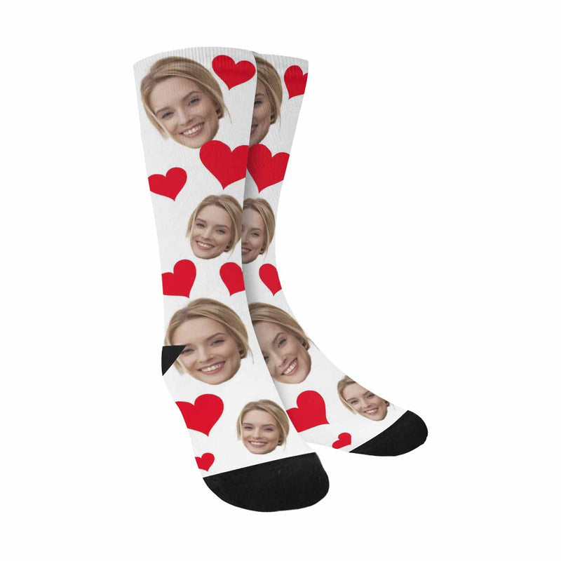 Custom Socks Face Socks with Faces Personalized Socks Valentine's Day Gifts for Wife