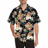 Custom Face Hawaiian Shirt Funny Photo Hawaiian Shirt for Husband Personalized Hawaiian Shirt Photo Tropical Aloha Shirt For Men