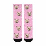 Custom Socks Face Socks with Cat Faces Personalized Socks Face on Socks Birthday Gifts for Dad