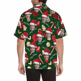 Custom Hawaiian Shirts with Face Candies Personalised Face Aloha Shirt Gift Face on Clothing for Husband/Boyfriend