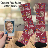 Custom Socks Face Socks Personalized Socks Face on Socks Birthday Gifts for Mom