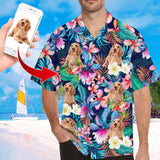 Custom Face Hawaiian Shirt Funny Photo Hawaiian Shirt for Husband Personalized Hawaiian Shirt Photo Tropical Aloha Shirt For Men