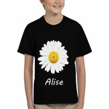 Custom Name Daisy Kid's All Over Print T-shirt