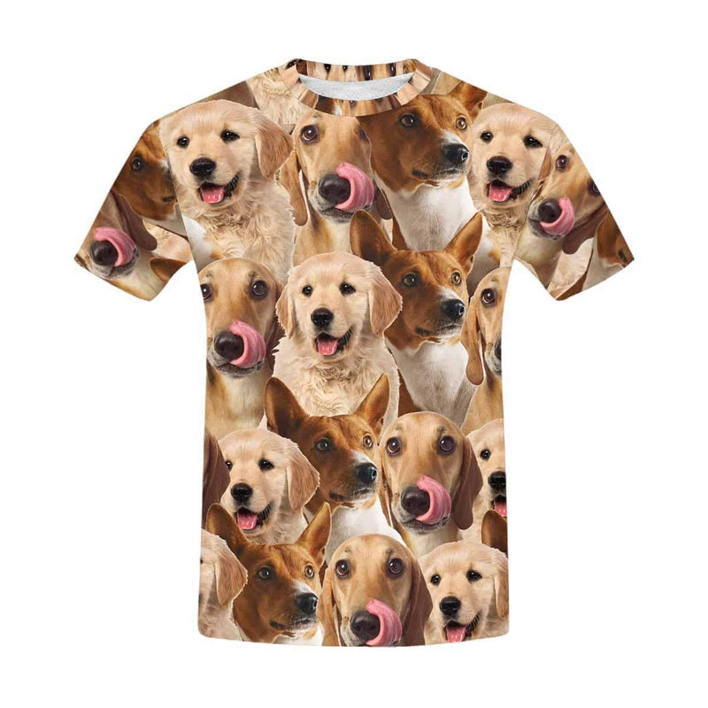 Custom Shirts with Photo Three Pups Add Your Own Custom Photo Personalized Image Made for You