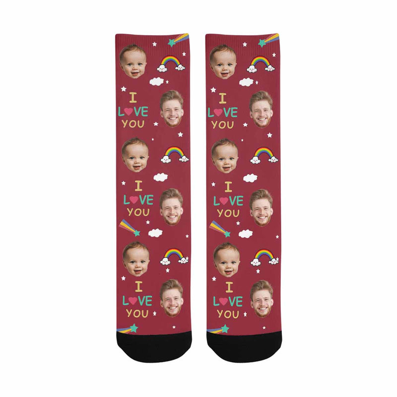 Custom Socks Face Socks with Faces Personalized Socks Face on Socks Birthday Gifts for Dad