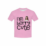 Custom Photo Berry Cute Kid's All Over Print T-shirt