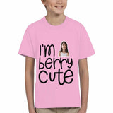 Custom Photo Berry Cute Kid's All Over Print T-shirt
