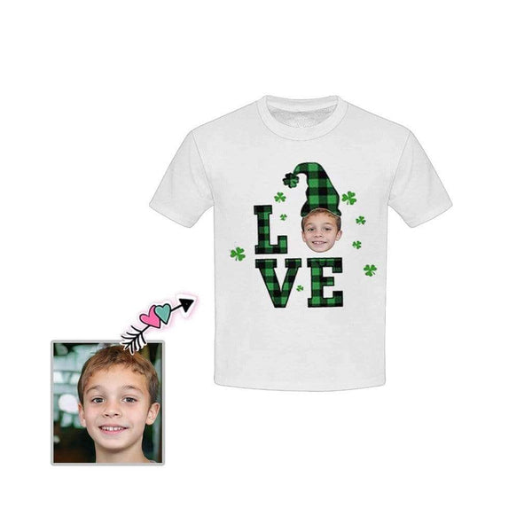 Custom Face Love Kid's All Over Print T-shirt