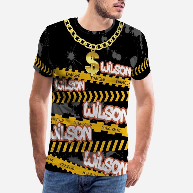 Custom Name Danger T-shirt Made for You Custom T-shirt Create Your Own Shirt for Him