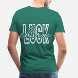 Custom Name Lucky Men's T-shirt Print Your Own Personalized Shirt for Him Unique Shirt Gift