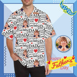 Personalized Hawaiian Shirts with Face Greatest Love Thank You Dad Create Your Own Hawaiian Shirt for Him