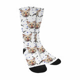 Custom Socks Face Socks with Cat Faces Personalized Socks Face on Socks Birthday Gifts for Dad