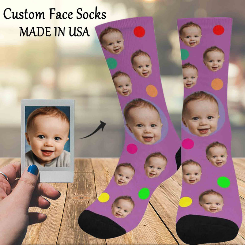 Custom Socks Face Socks with Faces Personalized Socks Birthday Gifts for Dad