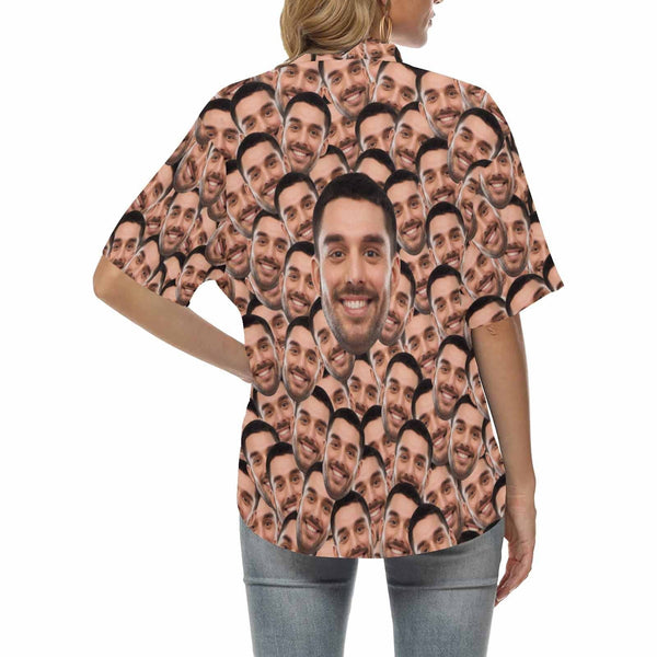 Custom Face For Lover Women's Hawaiian Shirts