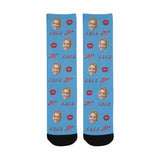 Custom Socks with Faces Personalized Socks Face on Socks Birthday Gifts for Boyfriend