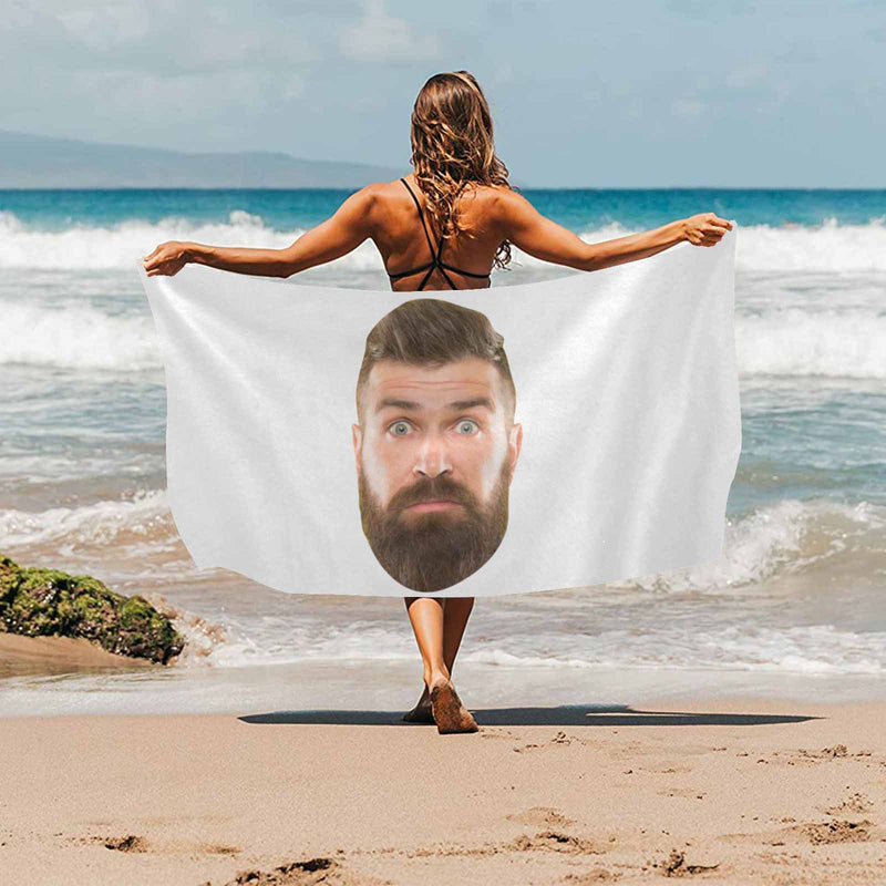 Custom Face Different Color Bath Towel Beach Towel Pool Towel Camp Towel