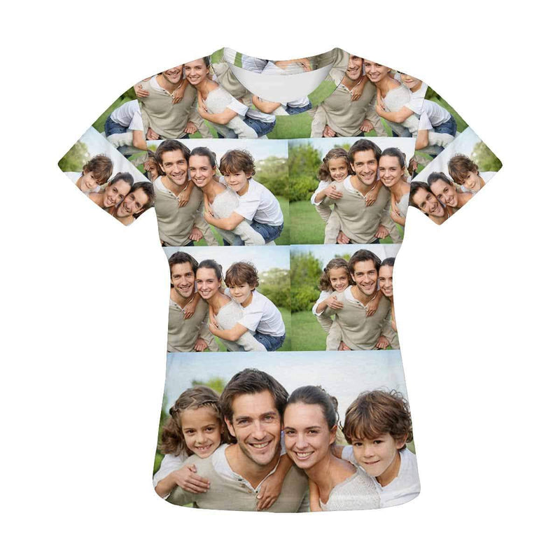 Custom Photo Women's All Over Print T-shirt