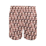 Custom Face Girlfriend Cute Men's Quick Dry Swim Shorts, Personalized Funny Swim Trunks