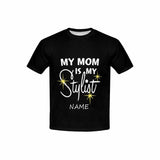 Custom Name Love My Mom Kid's All Over Print T-shirt