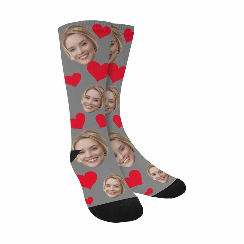 Custom Socks Face Socks with Faces Personalized Socks Valentine's Day Gifts for Wife