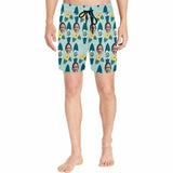 Custom Face Surfing Quick-Dry Swim Trunks Men's Bathing Suit