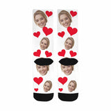 Custom Socks Face Socks with Faces Personalized Socks Valentine's Day Gifts for Wife